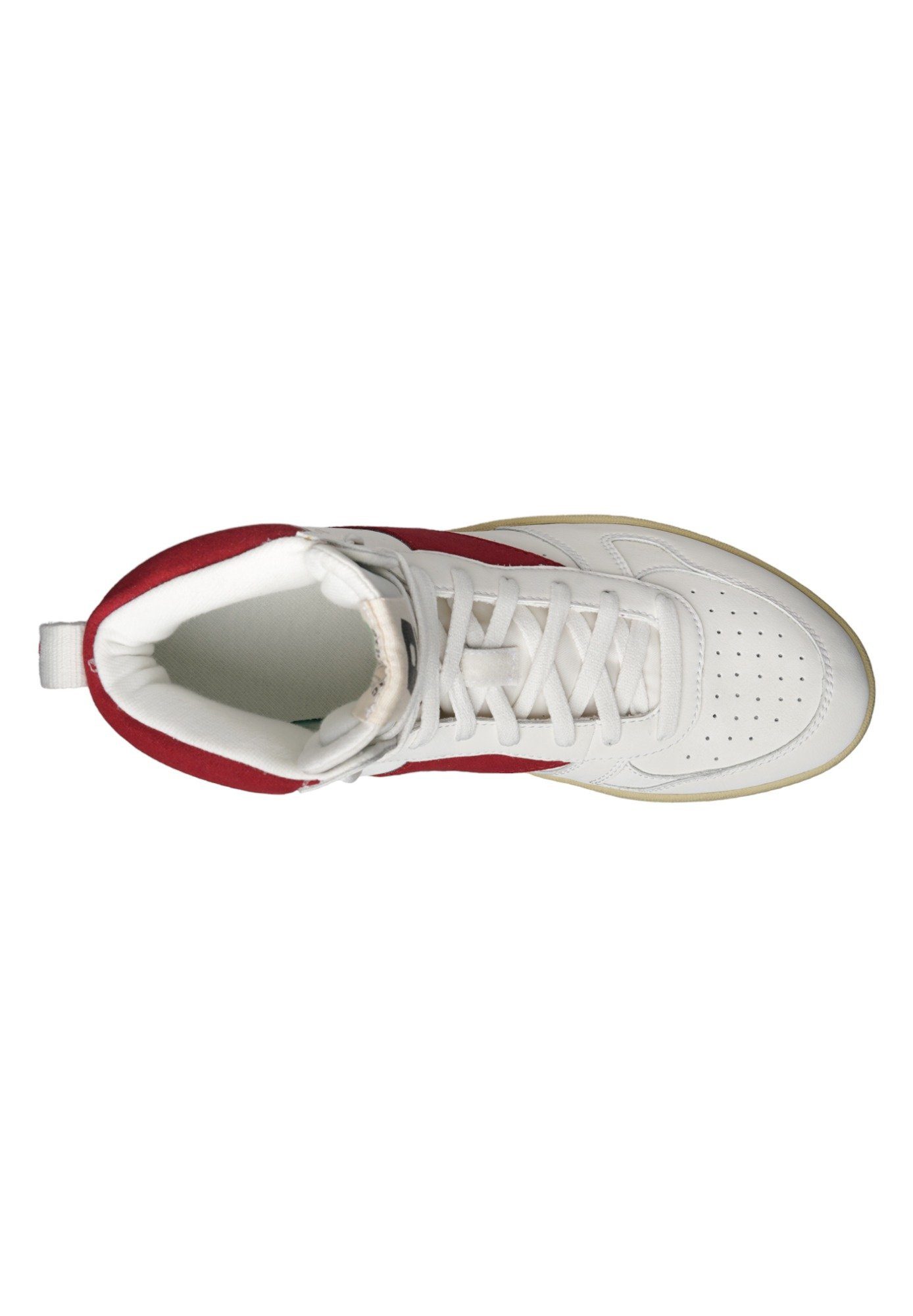 ETHLETIC Carl Sneaker recycled White Chalk - Rio Accent Red Produkt