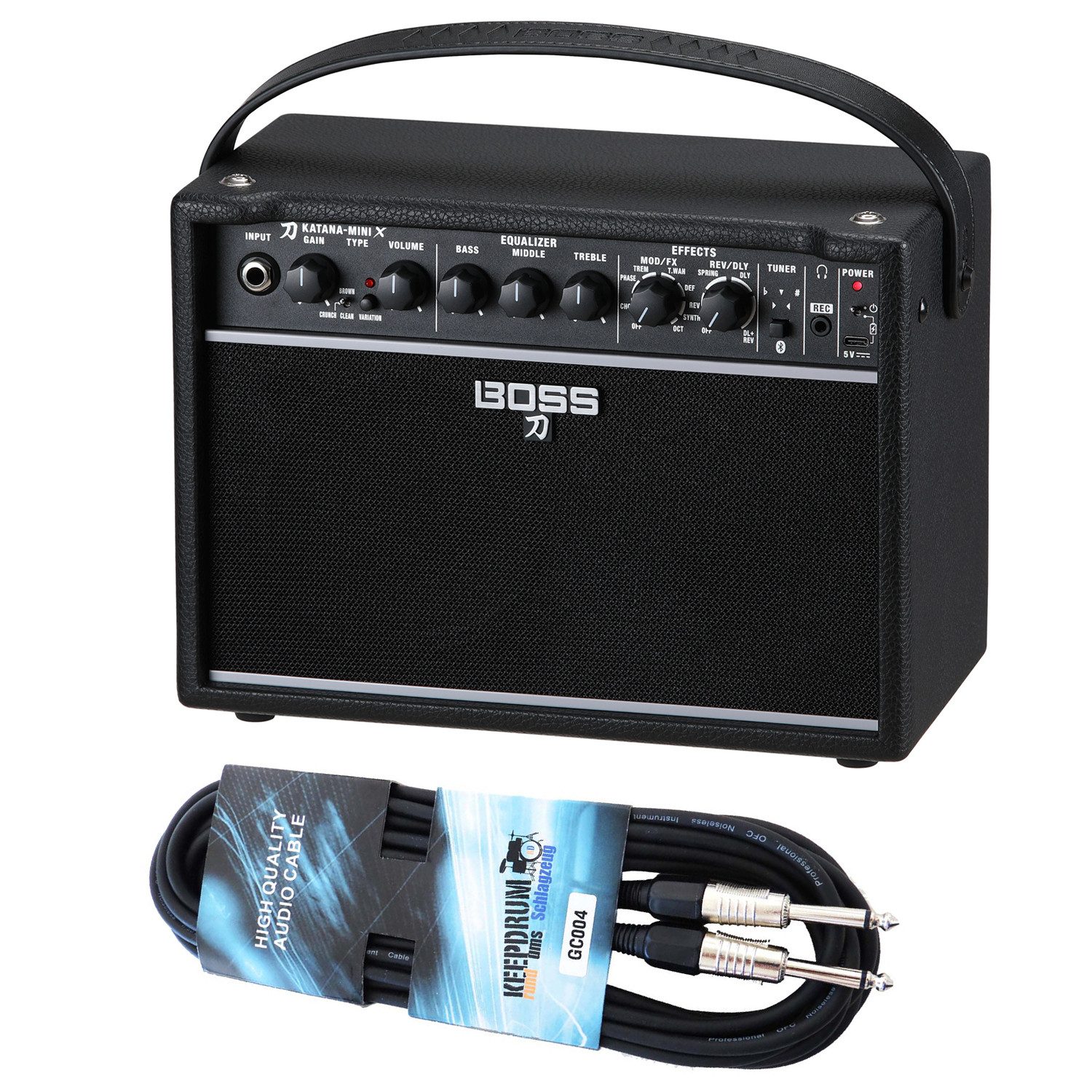 Boss Gitarrenverstärker Katana Mini X mit Kabel Verstärker