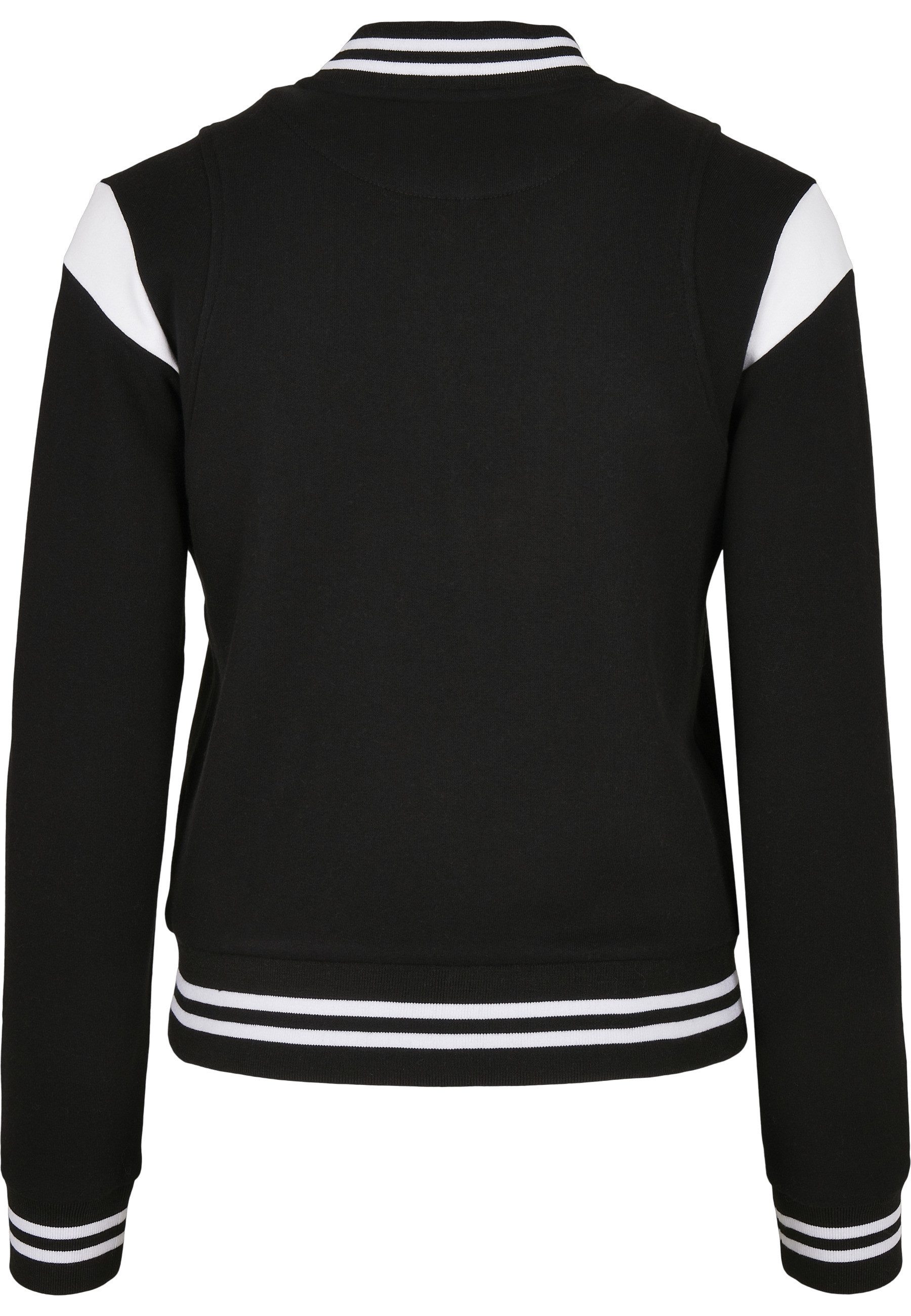 URBAN CLASSICS Collegejacke Urban Classics Damen Ladies Organic Inset College Sweat Jacket (1-St)