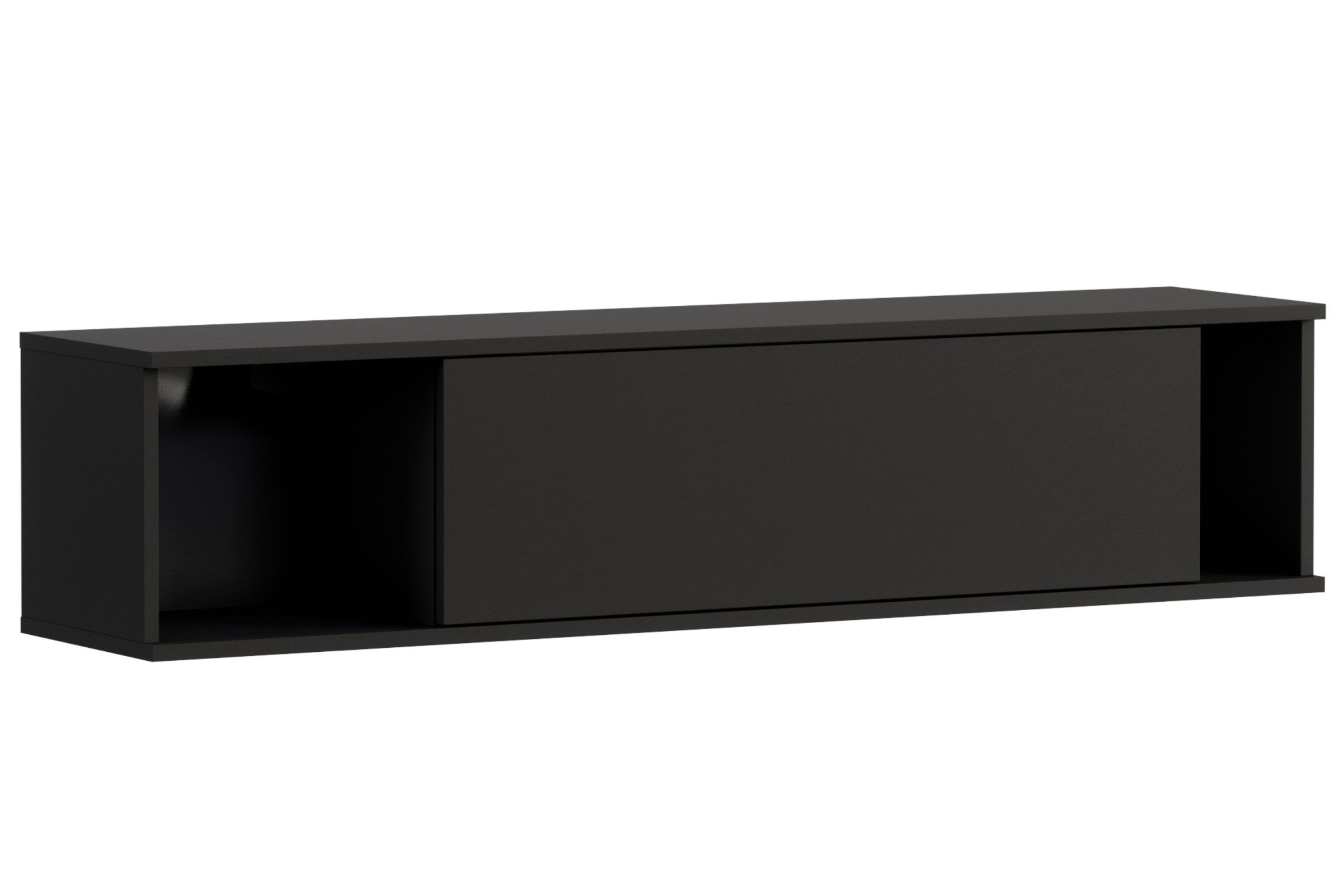 KONSIMO® Hängeschrank ERISTI Schweberegal hergestellt in der EU Wandhängeschrank, Wandmontage, ohne Griff, Modern, Push-to-Open-System