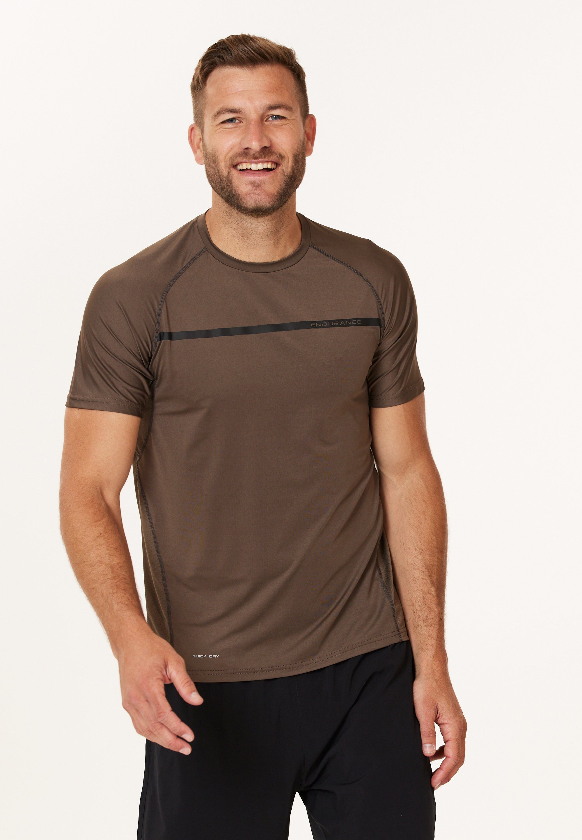 ENDURANCE Funktionsshirt Serzo (1-tlg) aus schnelltrocknendem Funktionsstretch