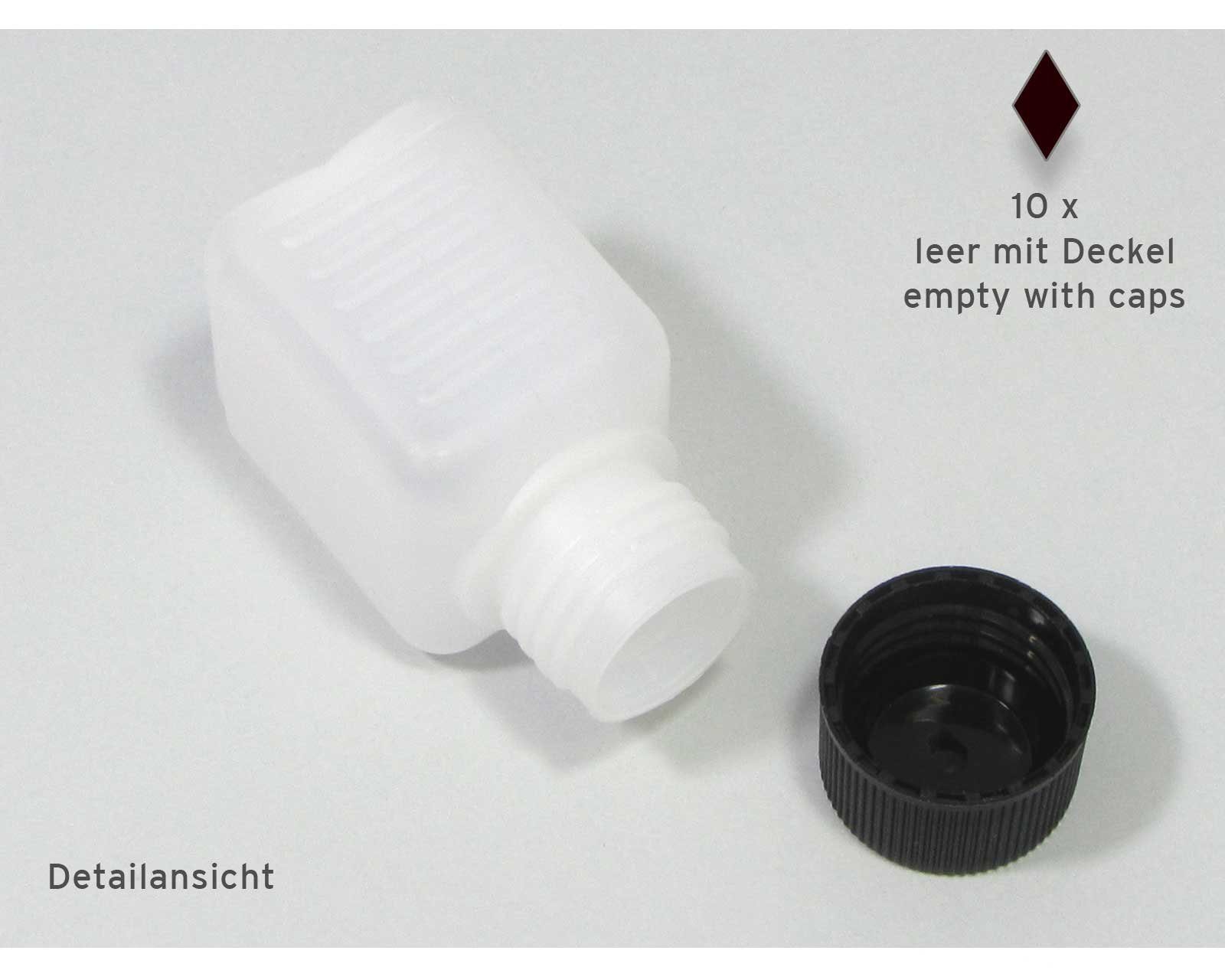 Kanister leere Plastikflaschen, 10x500ml OCTOPUS Kunststoffflaschen St) (10