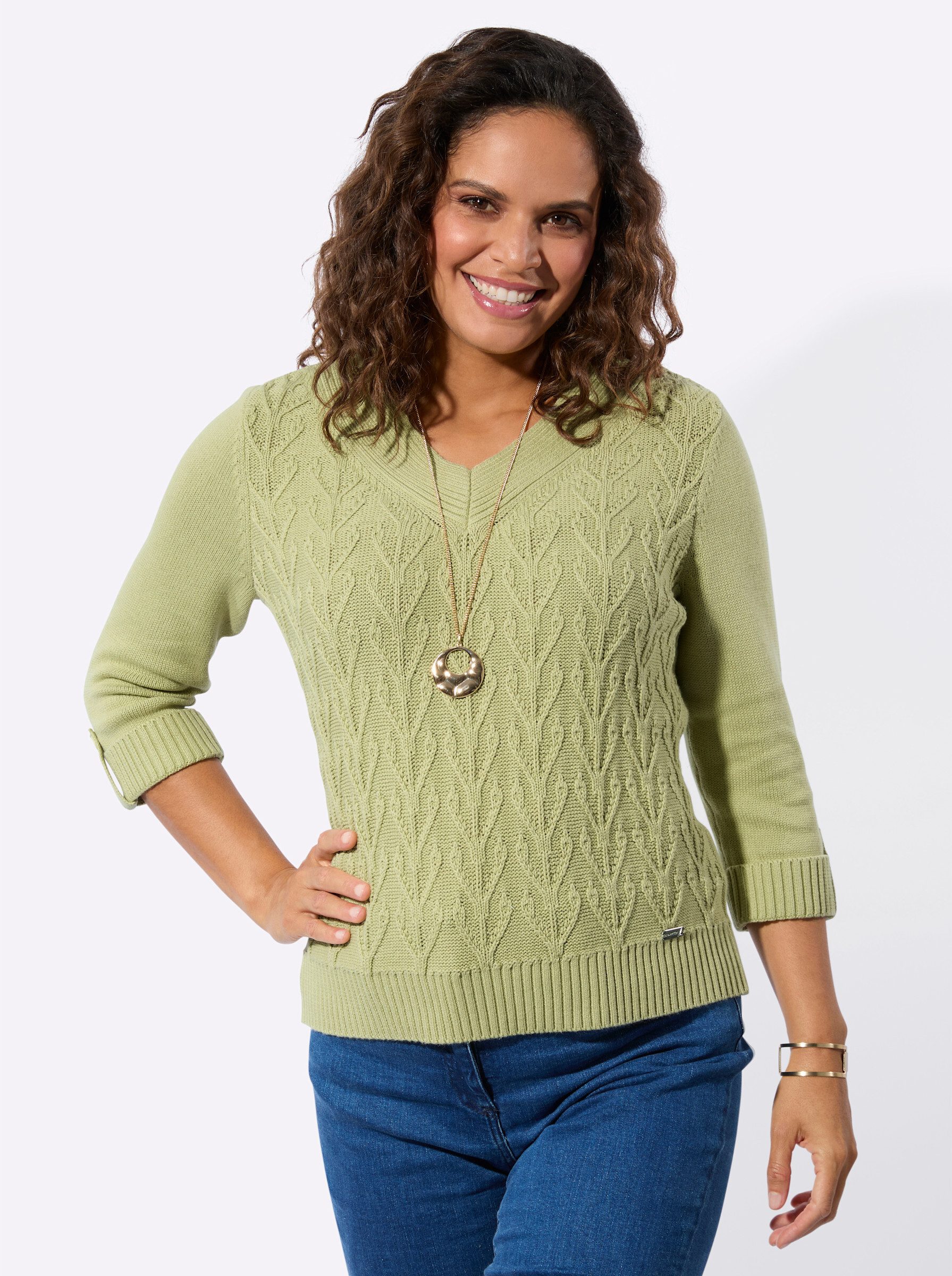 Witt Strickpullover Baumwollpullover günstig online kaufen