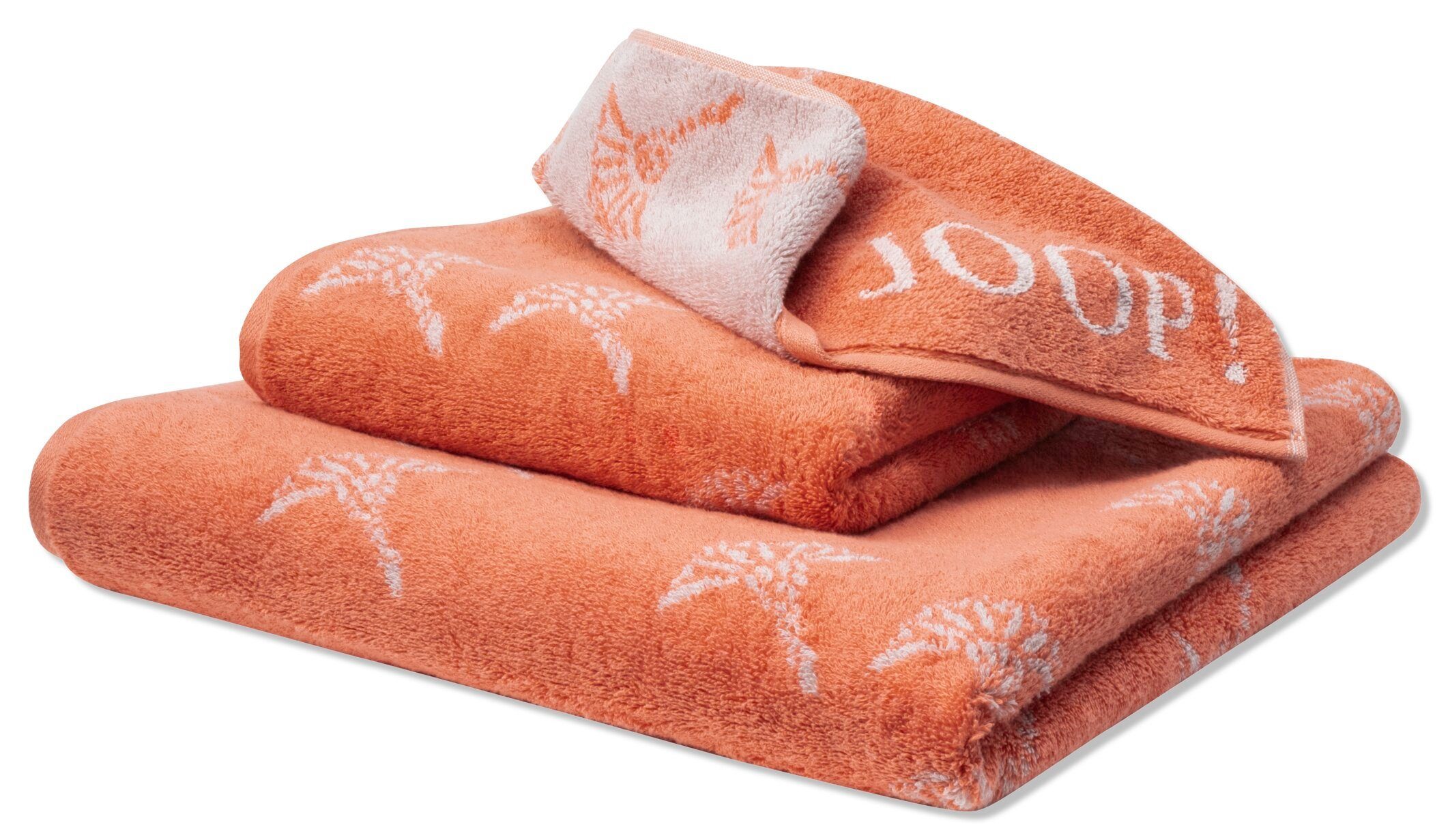 Joop! Gästehandtücher JOOP! LIVING - Gästetuch-Set, MOVE Apricot (3-St) CORNFLOWER Textil FADED