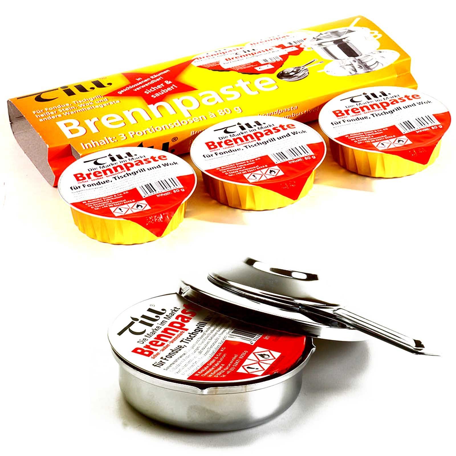 Till Bioethanol Pastenbrenner Spiritusbrenner Rechaud Brenner Fondue Speise günstig online kaufen