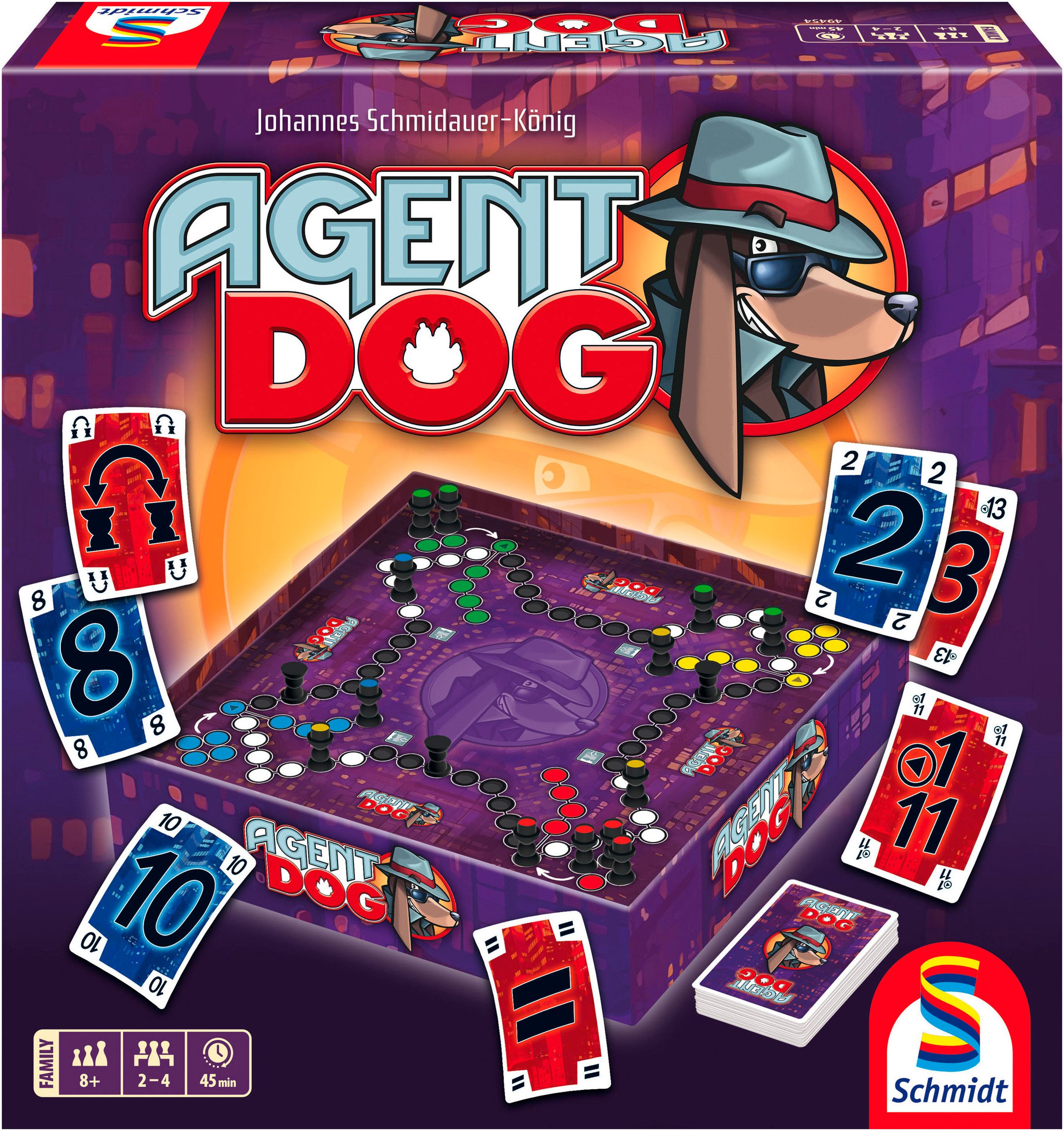 Schmidt Spiele Spiel Agent DOG®, Familienspiel
