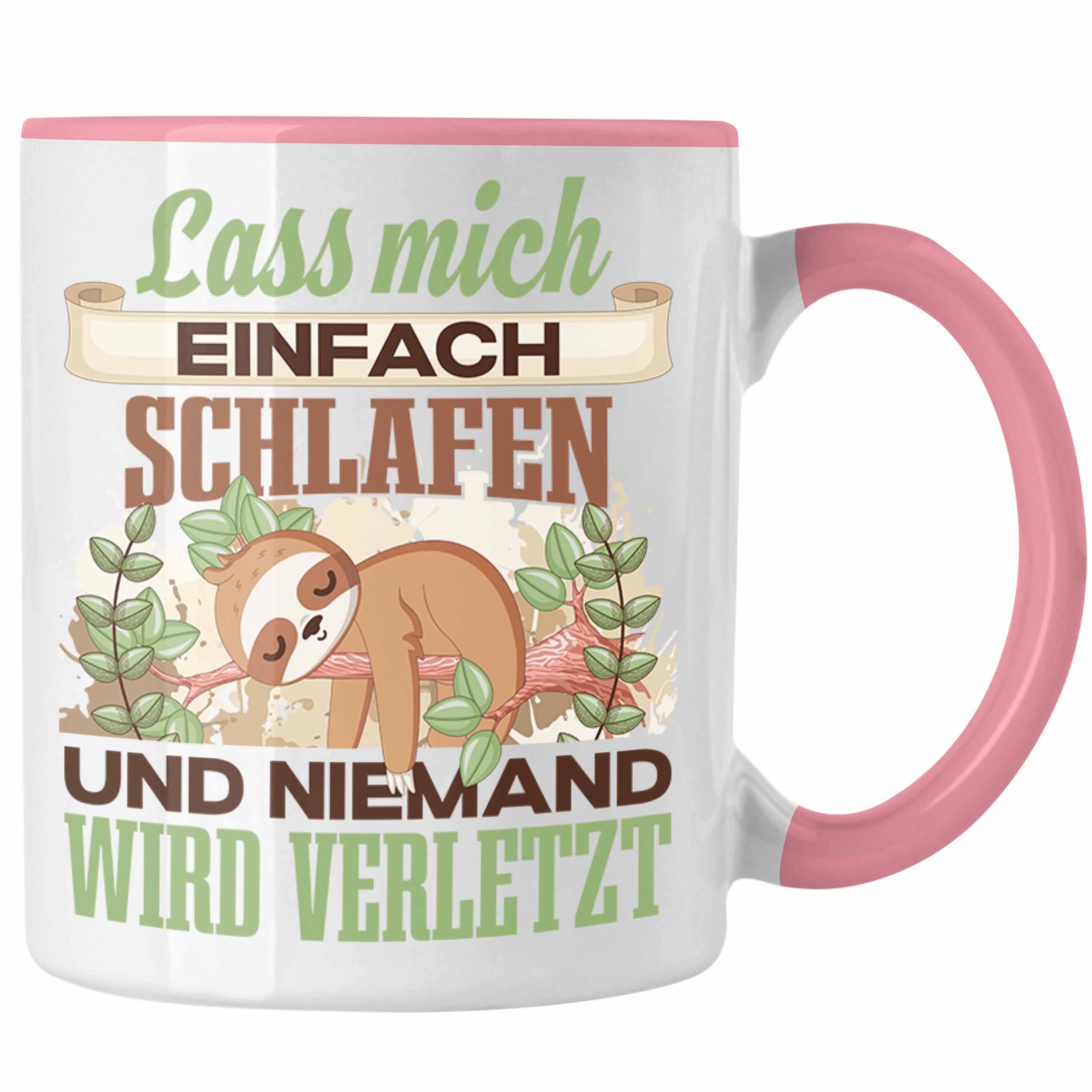 Trendation Tasse Trendation Schlafen Geschenk Lustiger Spruch Tasse