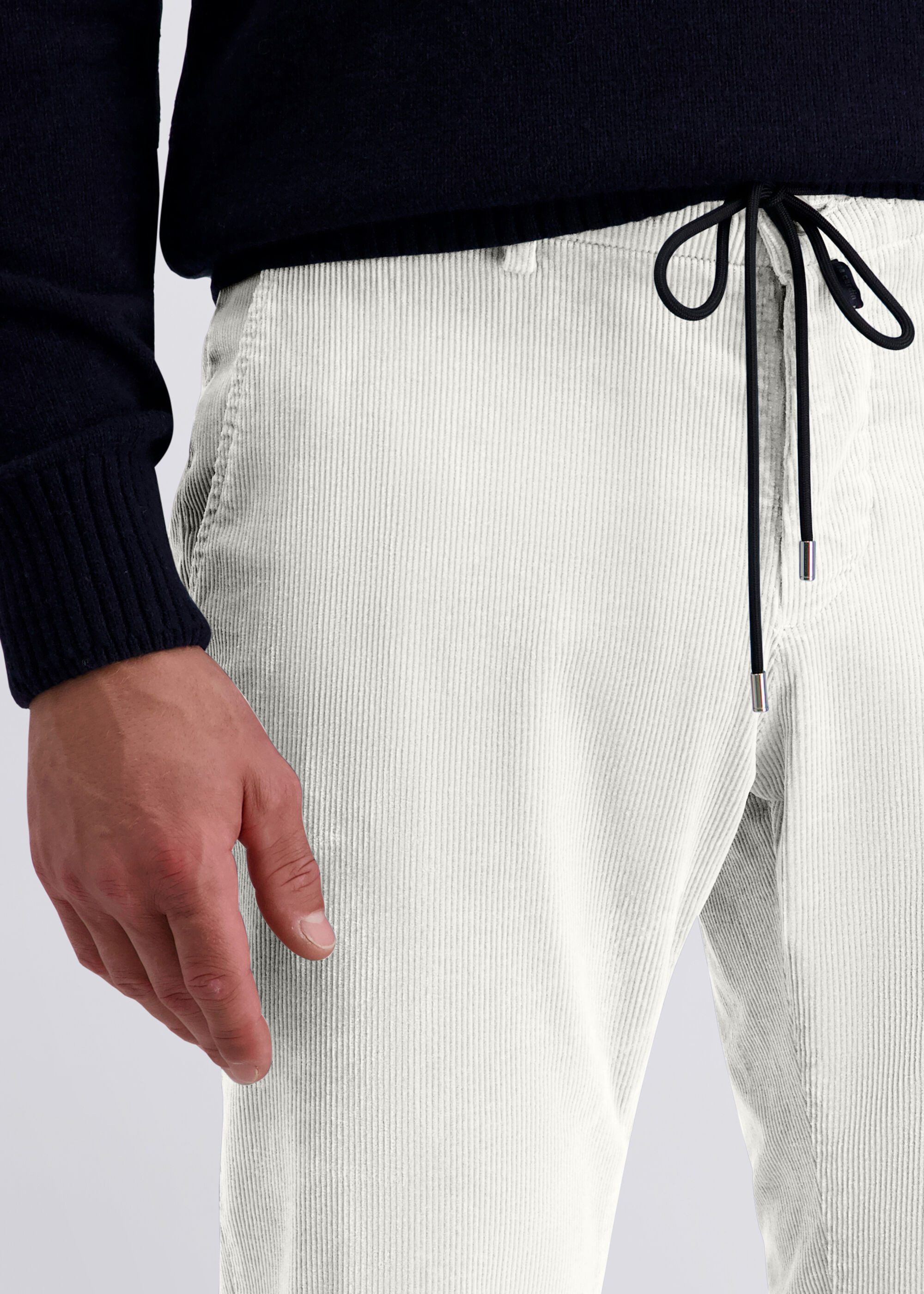 Pierre Cardin Chinohose Confolens (1-tlg) mit Kordelzugdetail