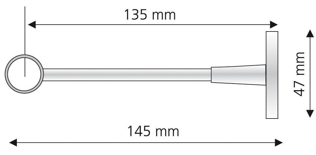 Liedeco Träger, Gardinenstangen, (1-St), für Gardinenstangen günstig online kaufen