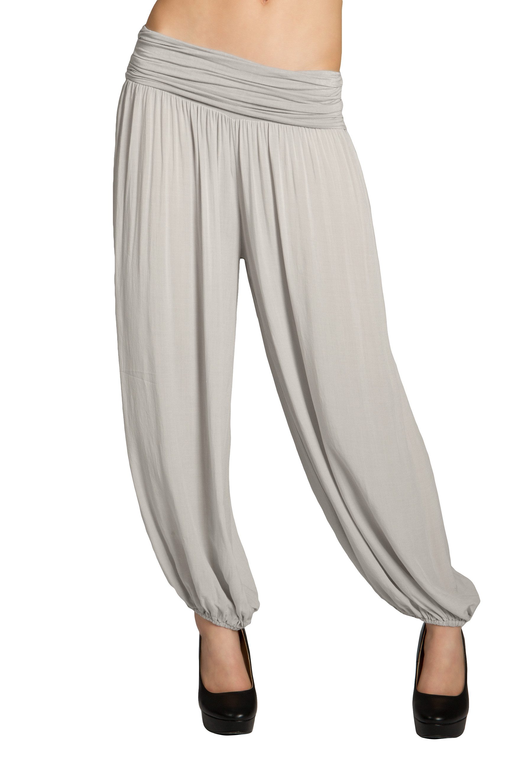 Stoffhose KHS035 leichte Damen Sommer Haremshose