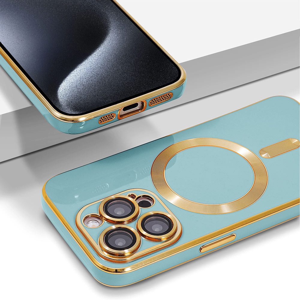 FITSU Handyhülle Case für iPhone 15 Pro Handyhülle MagSafe kompatibel mit Kameraschutz 6,1 Zoll, MagSafe kompatible Schutzhülle für iPhone 15 Pro Hülle Handyschale