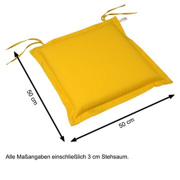 indoba Sitzkissen Premium, extra dick - Gelb - IND-70444-AUSK