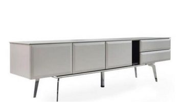 JVmoebel Essgruppe, (Esstisch/6x Stühle/Sideboard Mit Spiegel), Luxus Esszimmer Schwarz Graue Esstisch 6x Stühle Sideboard