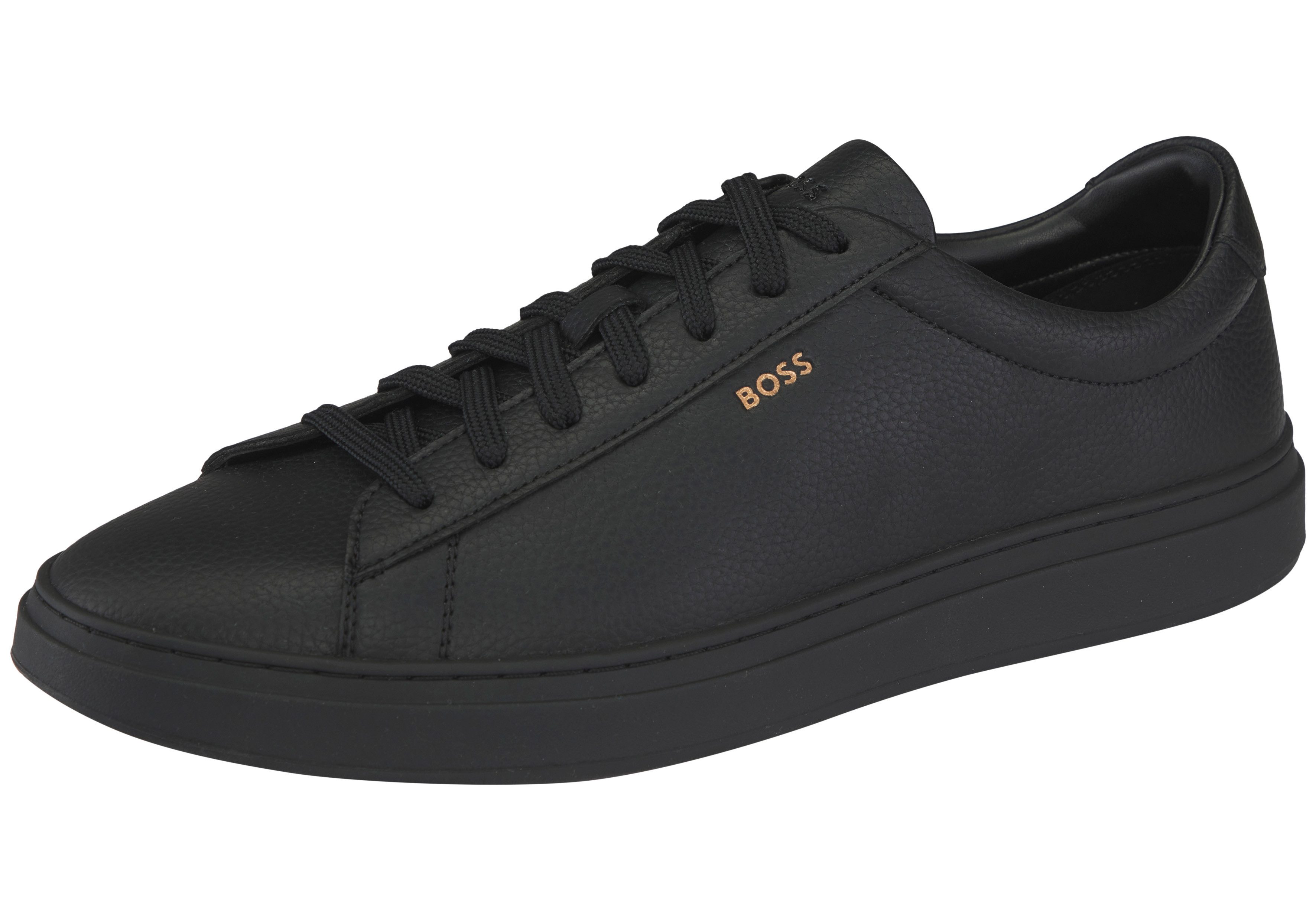 BOSS Kieran Sneaker Schnürschuh, Halbschuh, Freizeitsneaker mit Logoschriftzug