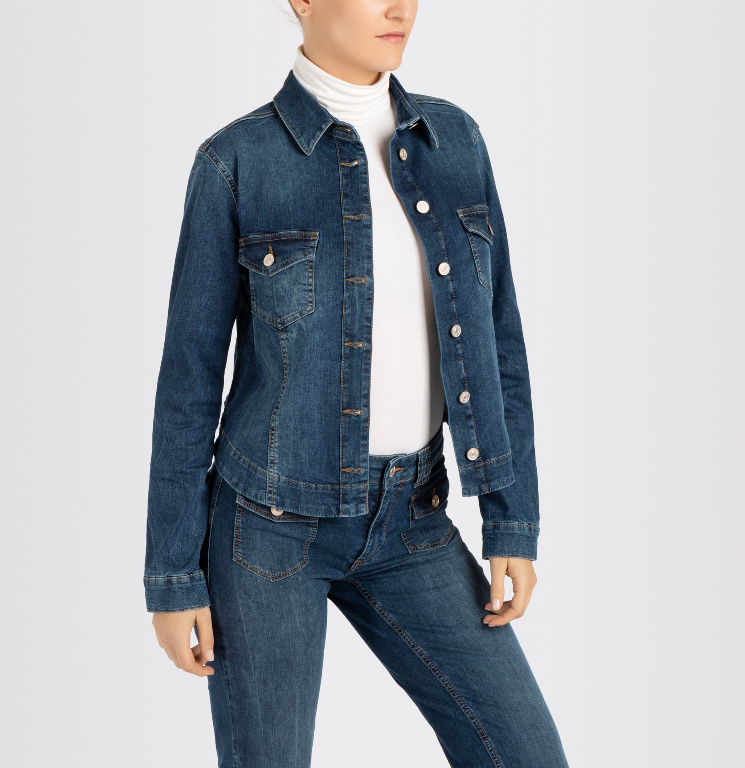 MAC Jeansjacke RICH JACKET aus leichter, sommerlicher Denim-Qualität mit ho günstig online kaufen