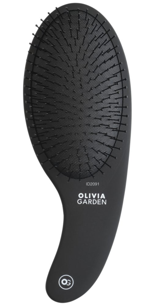 OLIVIA GARDEN Haarbürste Olivia Garden Expert Care Curve Nylon Mat Schwarz