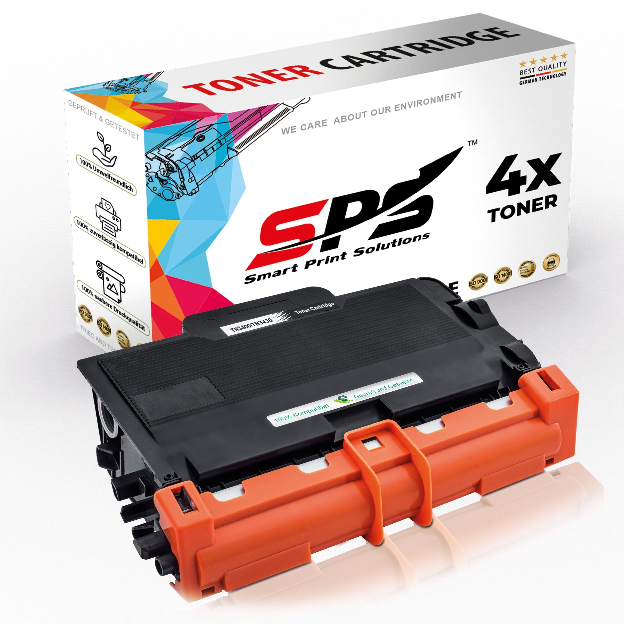 In Japan noch nicht erhältlich SPS Tonerkartusche Kompatibel HL-L5100DNTT Pack) Brother (4er für TN-3430