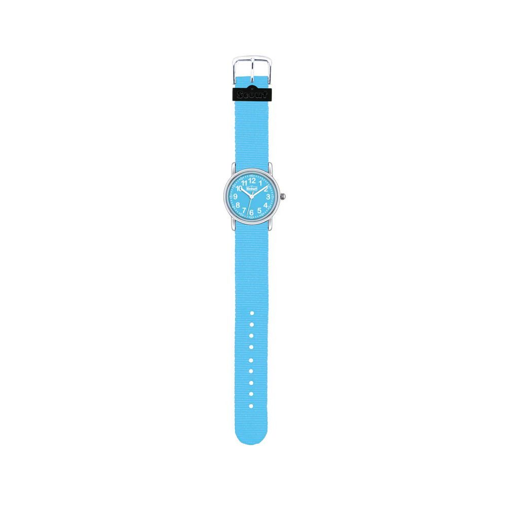 Scout Quarzuhr Start Up Kinderuhr 164000006 Hellblau Textilband 27 mm