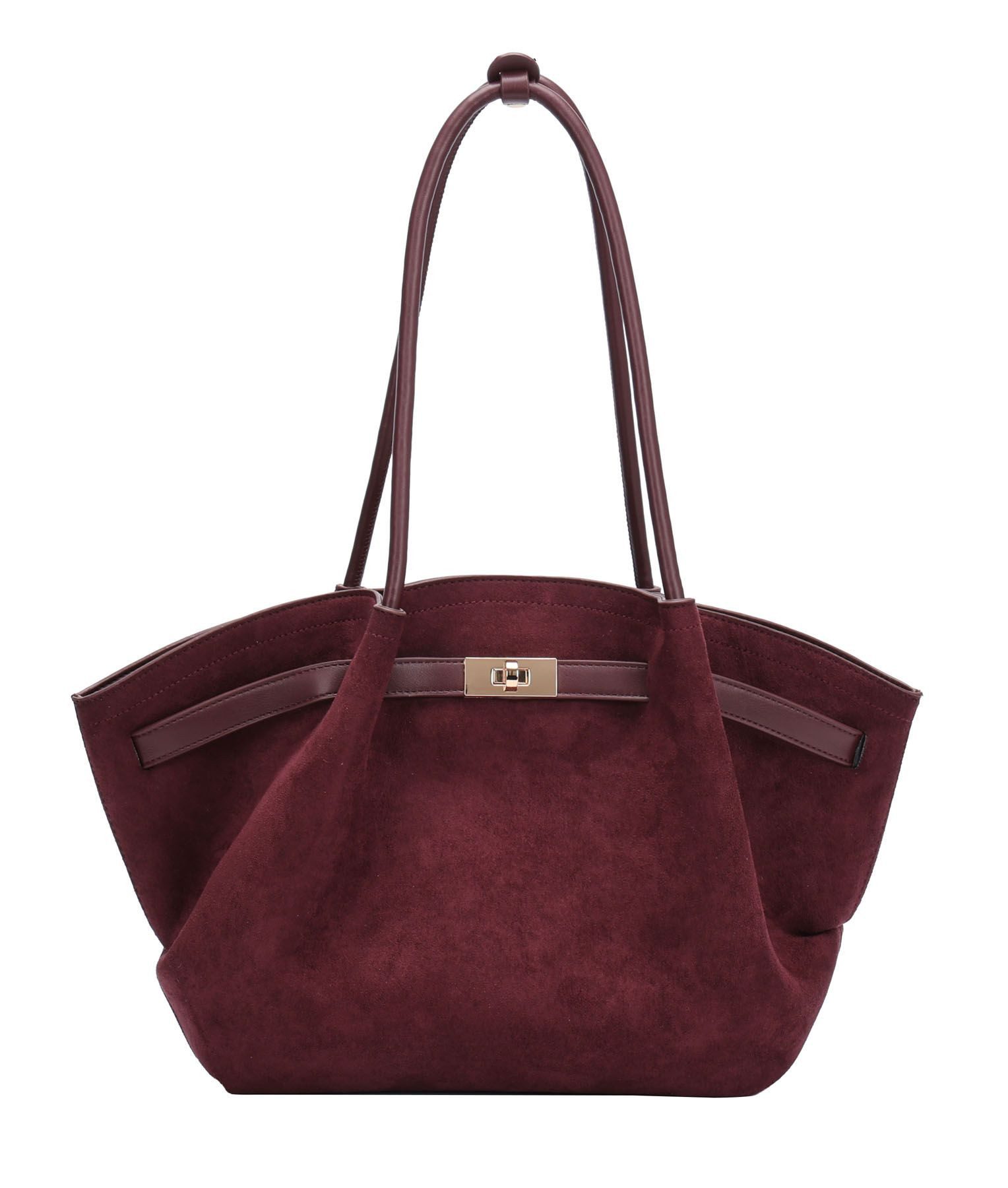 ITALYSHOP24 Schultertasche Damen Tasche Tote Bag Samt Shopper Handtasche Wildleder Optik Business, Umhängetasche Damentasche Henkelasche Workbag Velours-Look Freizeit