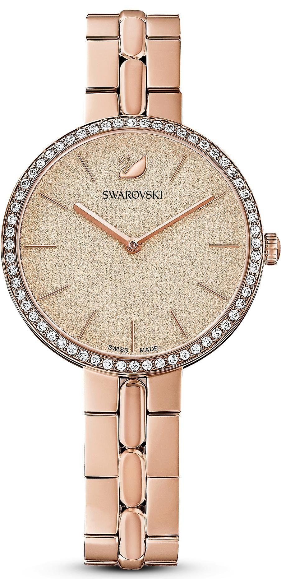 Swarovski Quarzuhr COSMOPOLITAN, 5517800, Armbanduhr, Damenuhr, Swarovski-Kristalle, Swiss Made