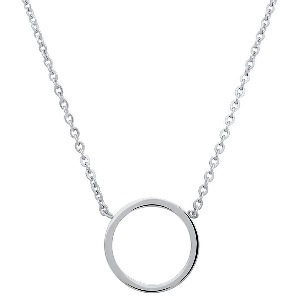 Unique Edelstahlkette Moderne Unique Kette aus Stahl mit Anhänger N5037 günstig online kaufen