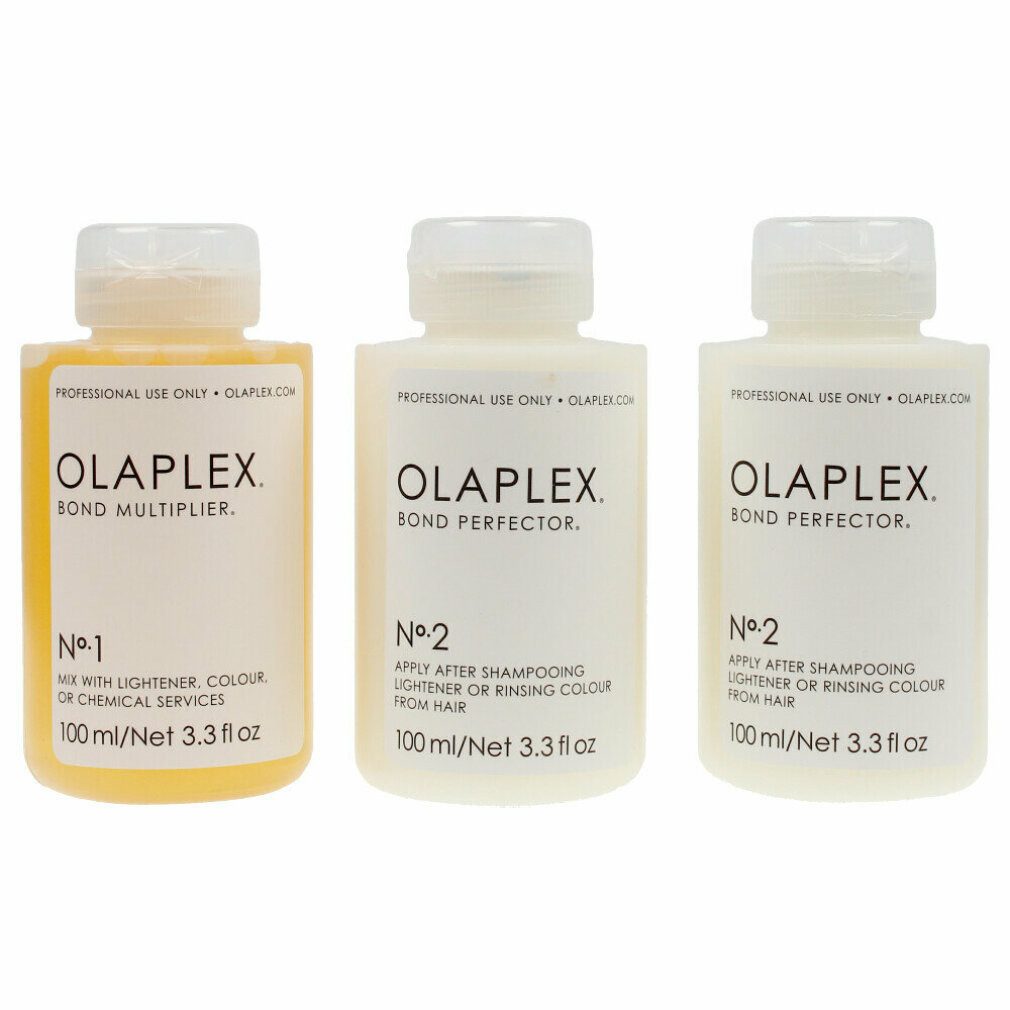 Olaplex Haarspülung Traveling Stylist Kit All Hair Types 1x No.1 100ml + 2x No.2 je 100ml