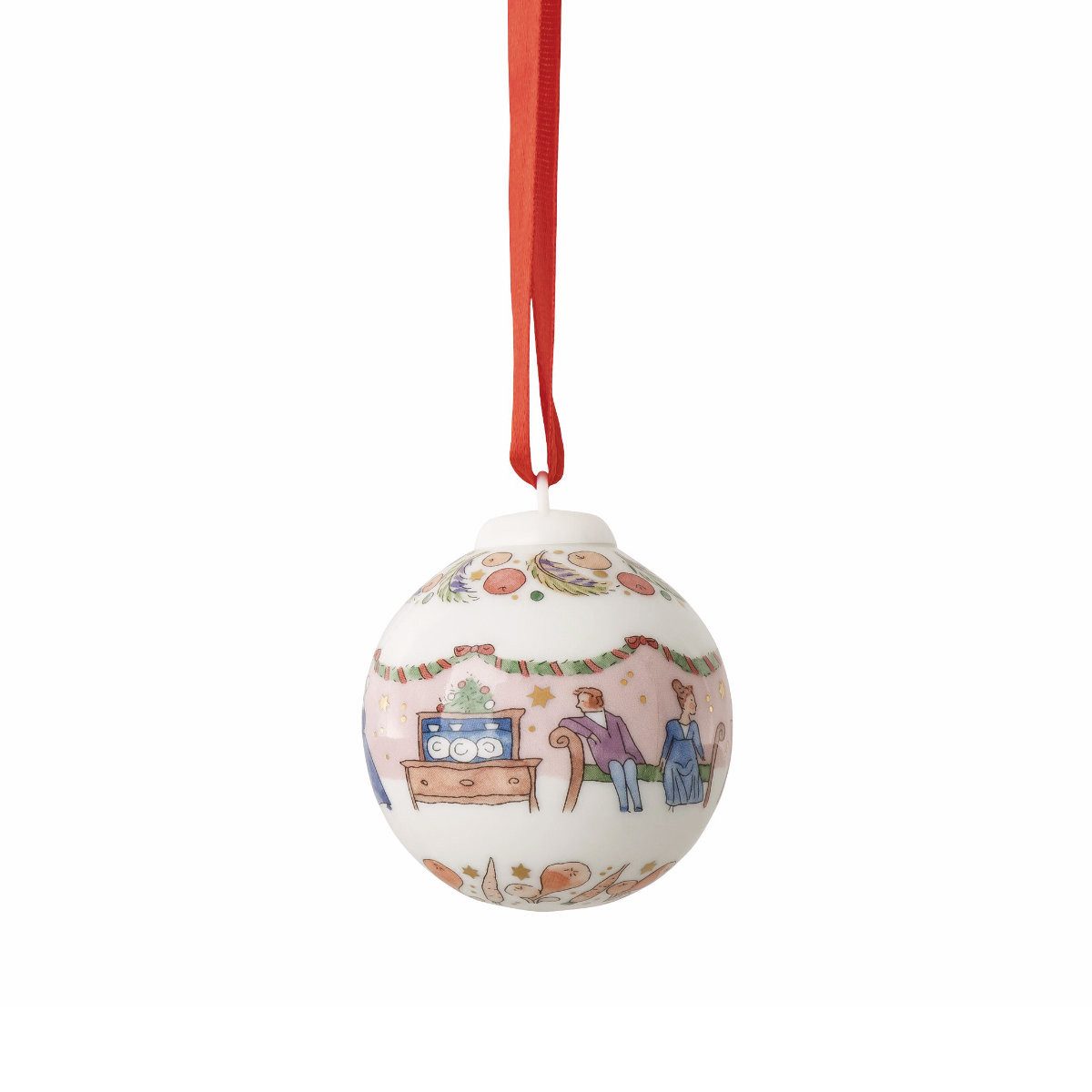 Hutschenreuther Weihnachtsbaumkugel Mini-Anhänger, 4,5 cm