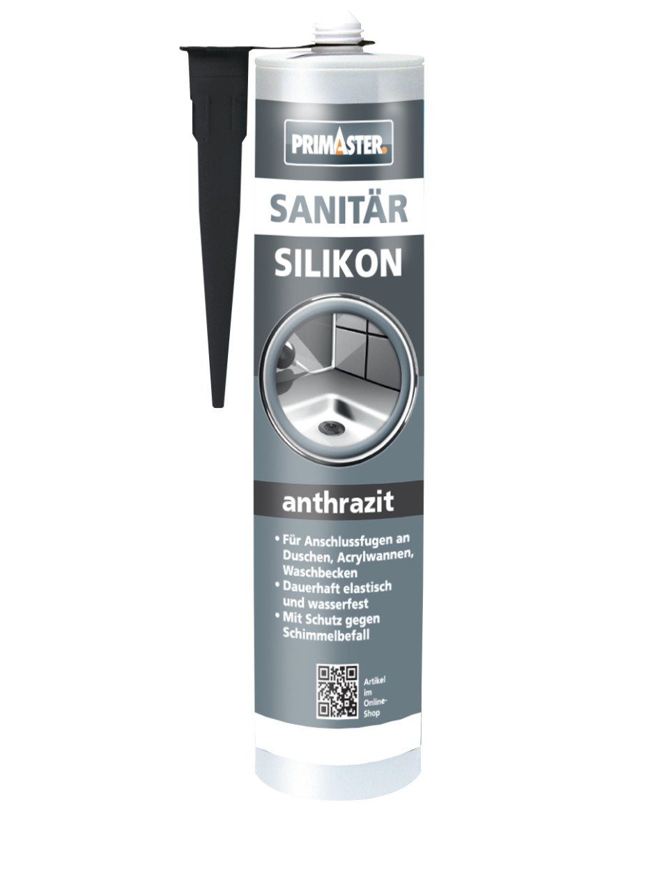 Primaster Silikon Primaster Sanitär Silikon anthrazit 310 ml günstig online kaufen