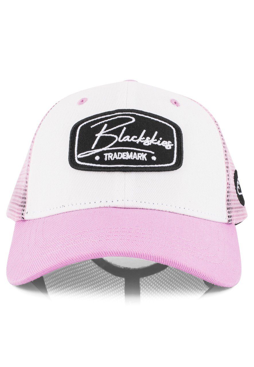 Blackskies Baseball Cap Race Baseball Cap Weiß-Rosa
