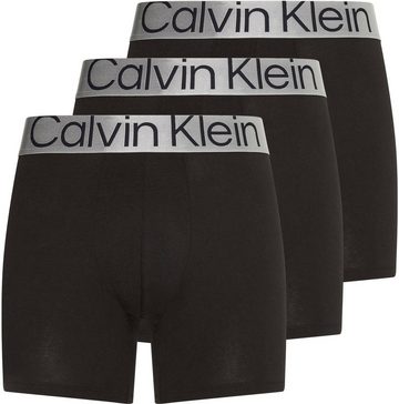 Calvin Klein Underwear Boxershorts (Packung, 3-St., 3er-Pack) mit Logobund in dezentem grau