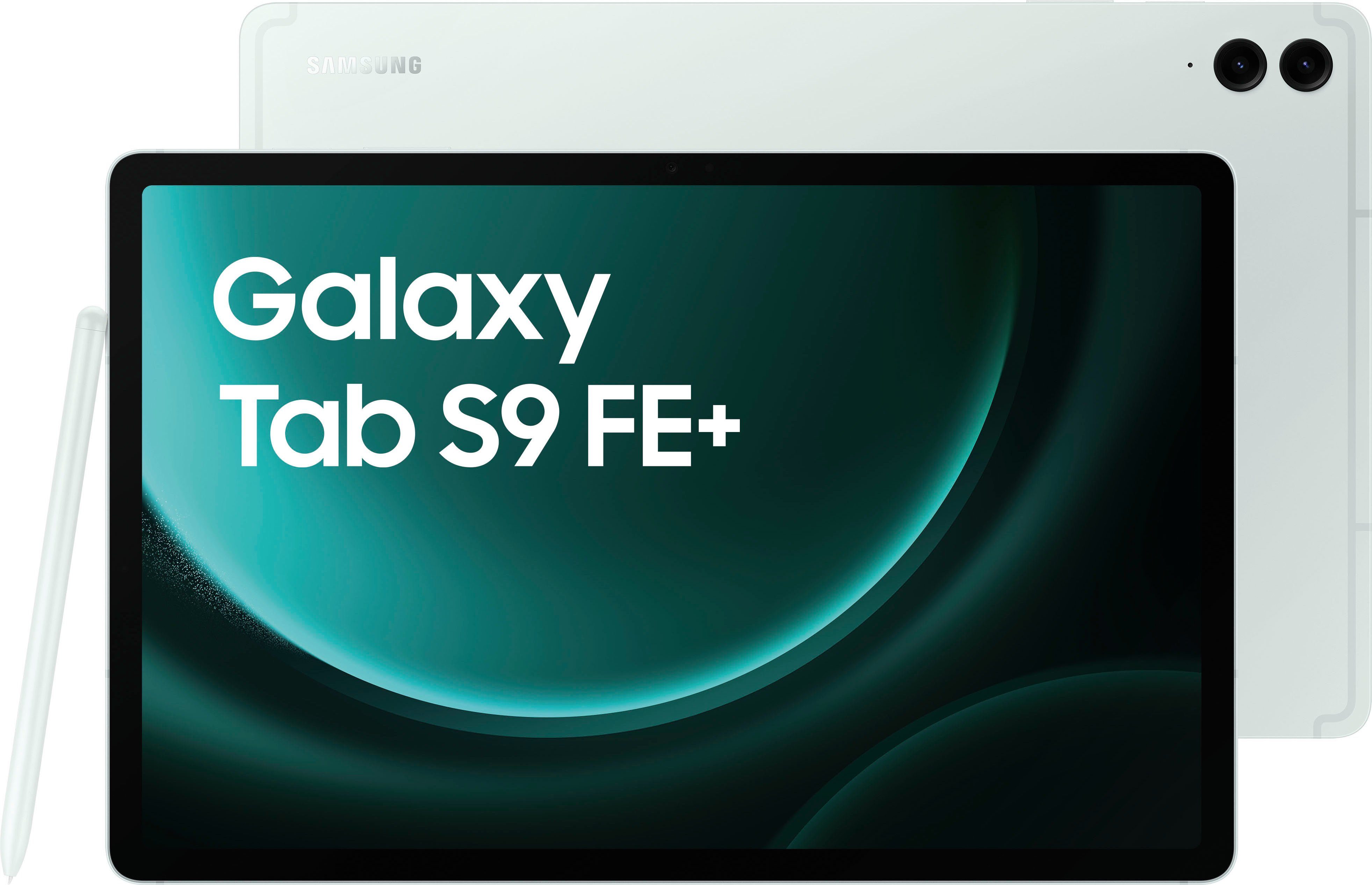 Samsung Galaxy Tab S9 FE+ Tablet (12,4", 128 GB, Android,One UI,Knox) mint