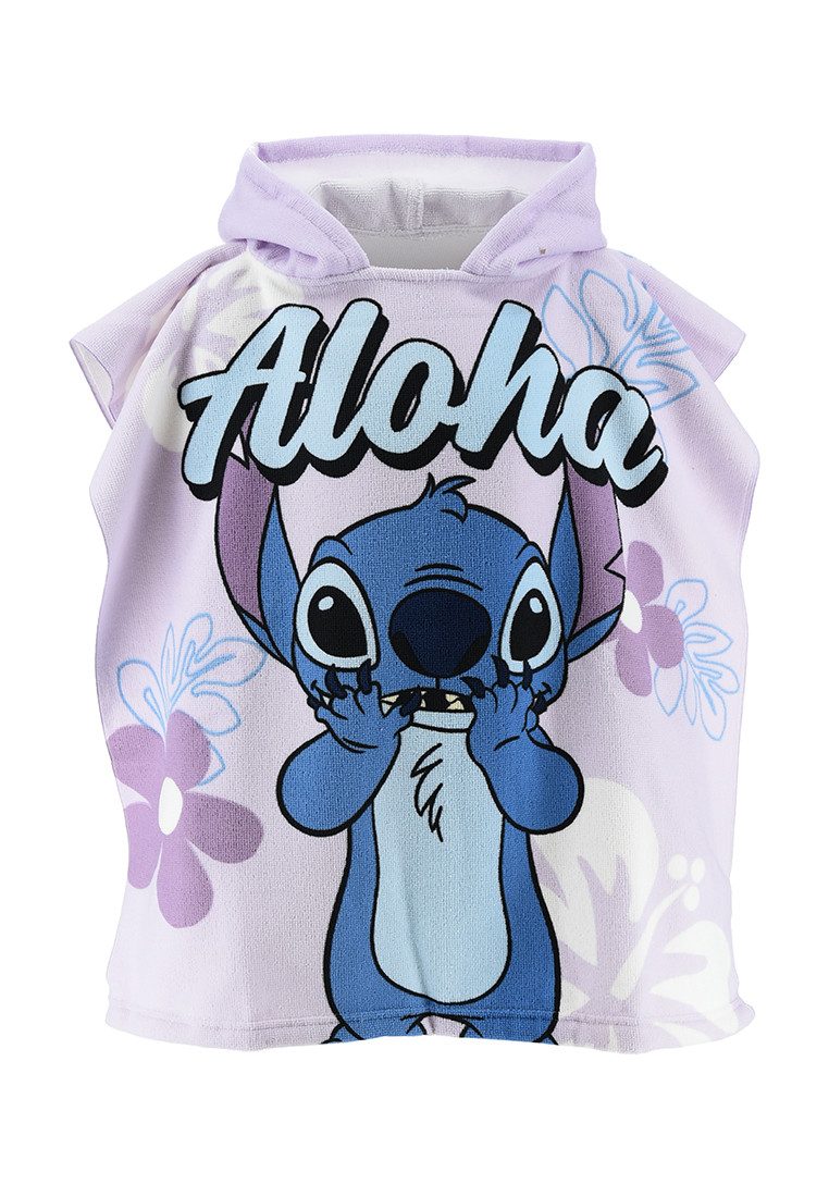 Stitch Badeponcho Aloha Badeponcho Kinder mit Kapuze 55x110 cm