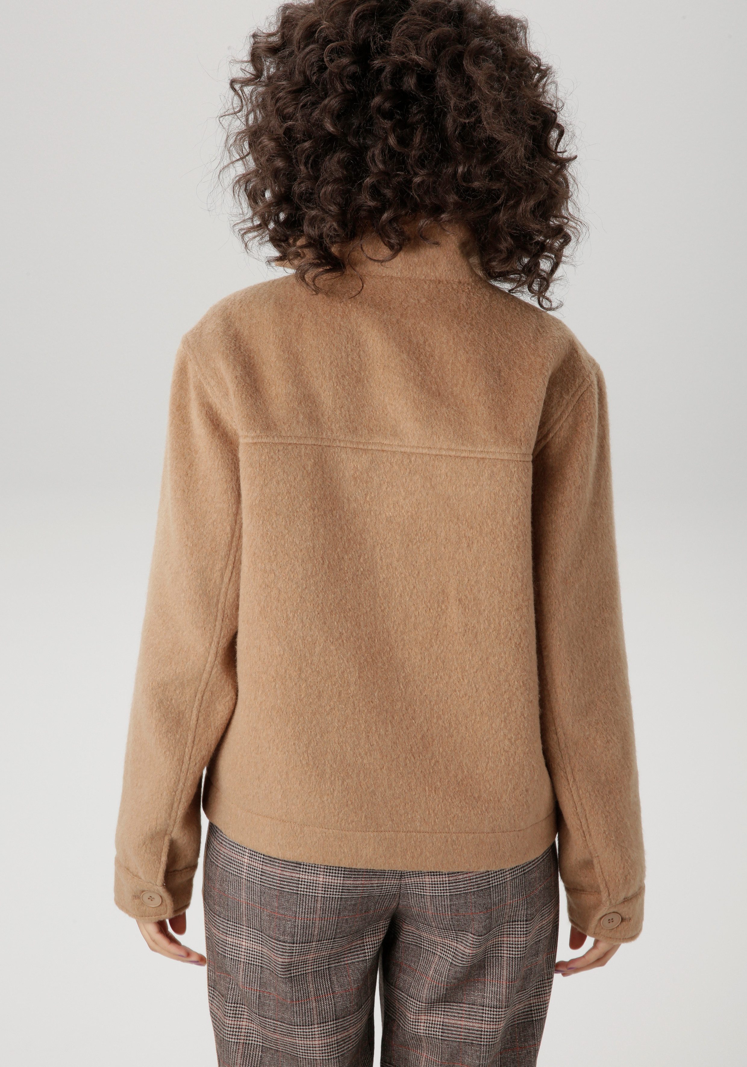 Aniston CASUAL Fleecejacke mit tonigen Knöpfen zu schließen günstig online kaufen