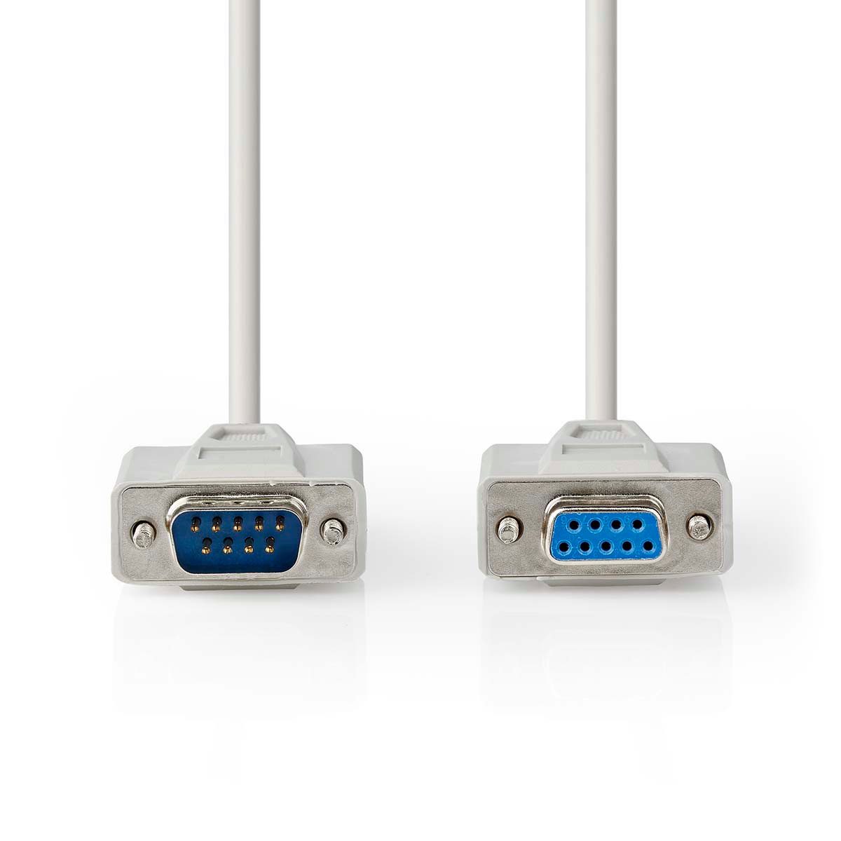 Nedis CCGL52010IV50 USB-Kabel, Serielles Kabel, Serielles Kabel, D-SUB, vernickelte Anschlüsse, für Geräte wie Drucker und Scanner
