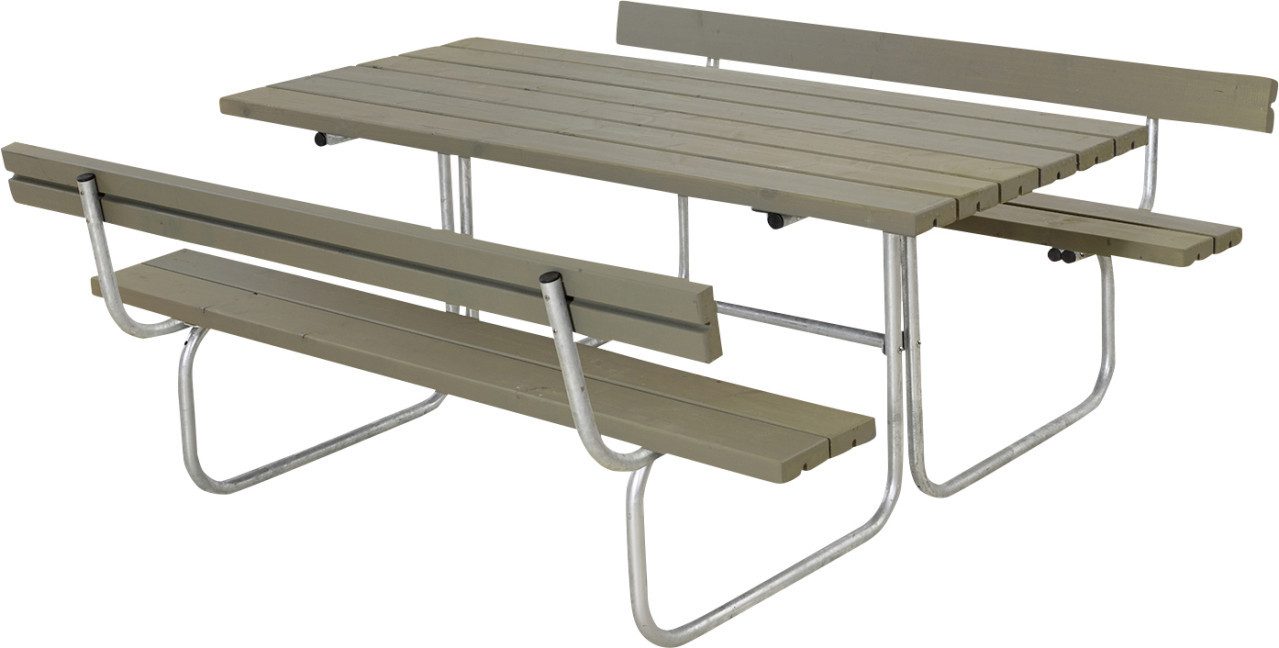 PLUS Gartenlounge-Set Plus Kombimöbel Classic 177 x 177 x 75 cm mit 2, Witterungsbeständig