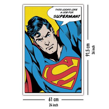 PYRAMID Poster Superman Poster Looks Like a Job For Superman! 61 x 91,5 cm