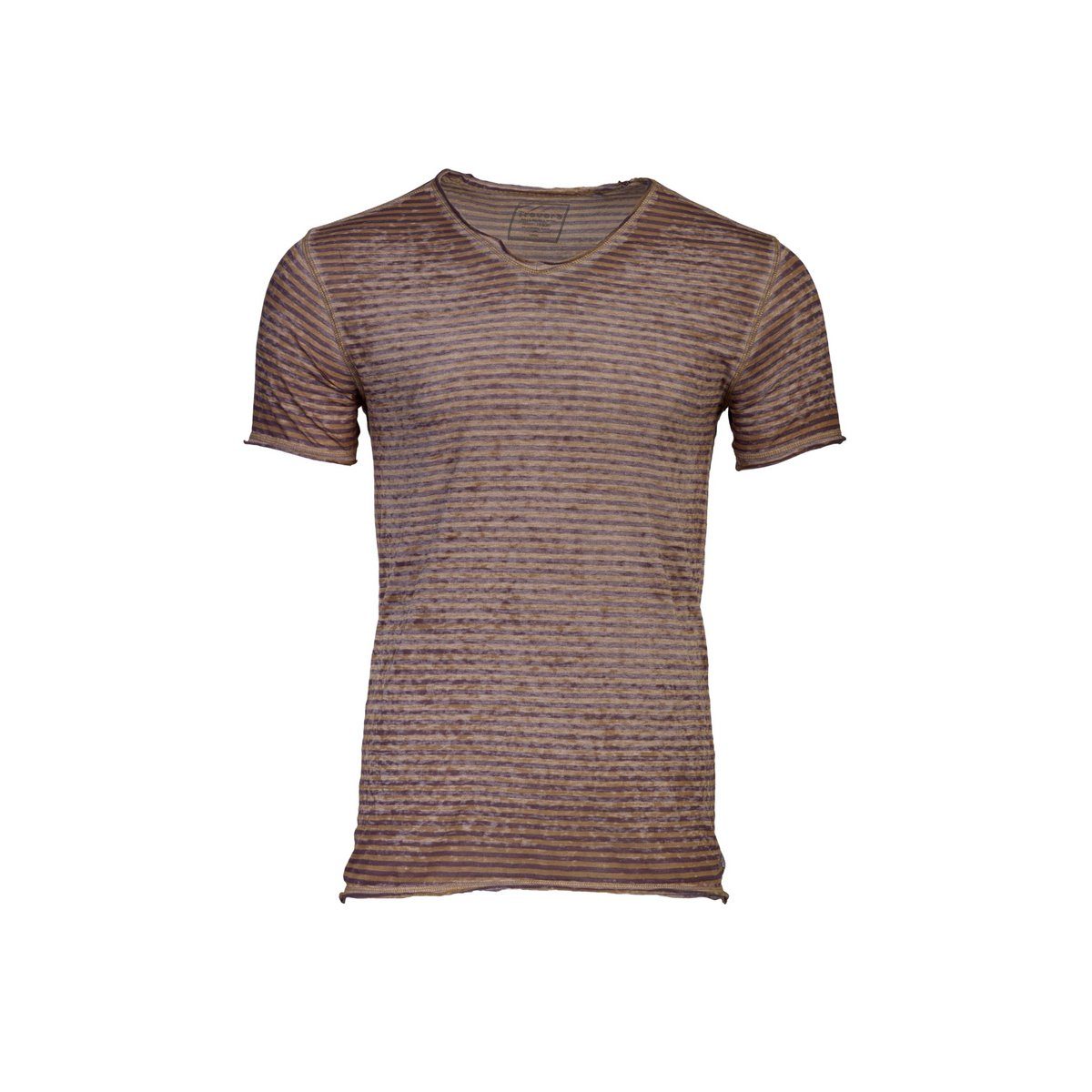 TREVOR'S V-Shirt sand normal (1-tlg) Sand Dunkler