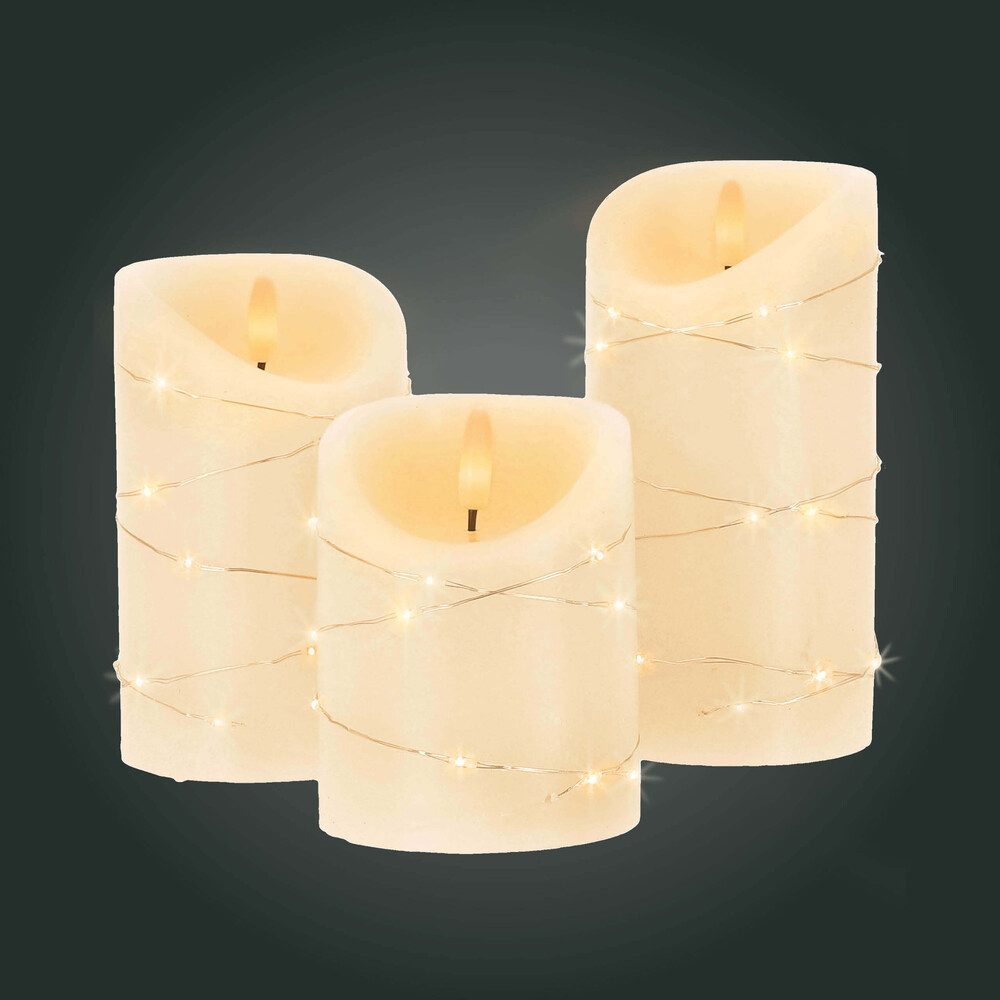 LED Universum LED-Kerze Kunststoff, Kerze, kaltweiß, günstig online kaufen