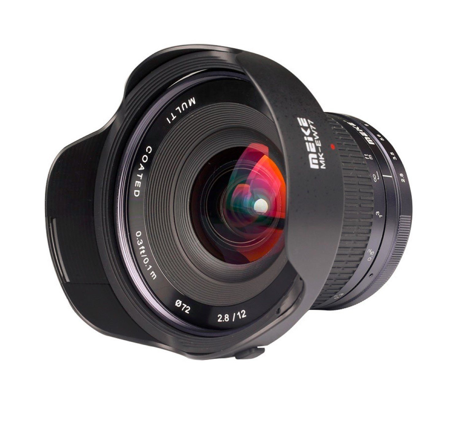 Meike Ultra-Weitwinkelobjektiv MK-12mm-F/2.8 für Canon EOS EF-M Objektiv