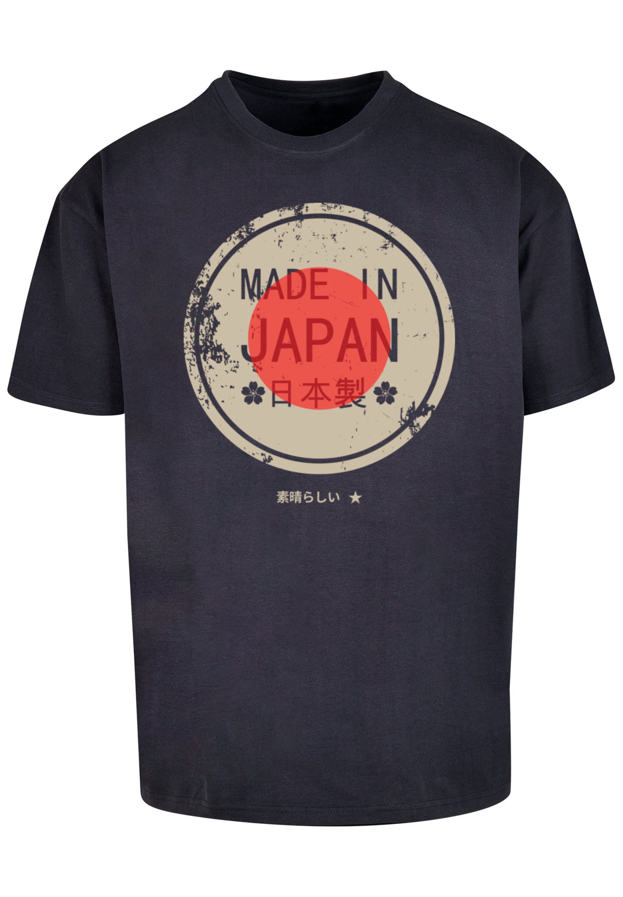T-Shirt Made Japan F4NT4STIC navy in Print
