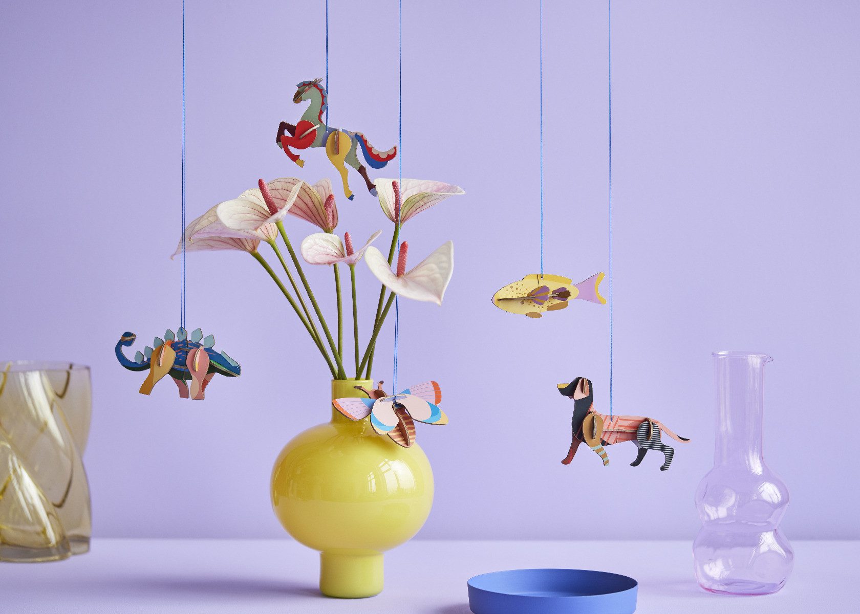 studio ROOF Ornament Pegasus - Lucky Charm DIY Deko Objekt zum Aufhängen