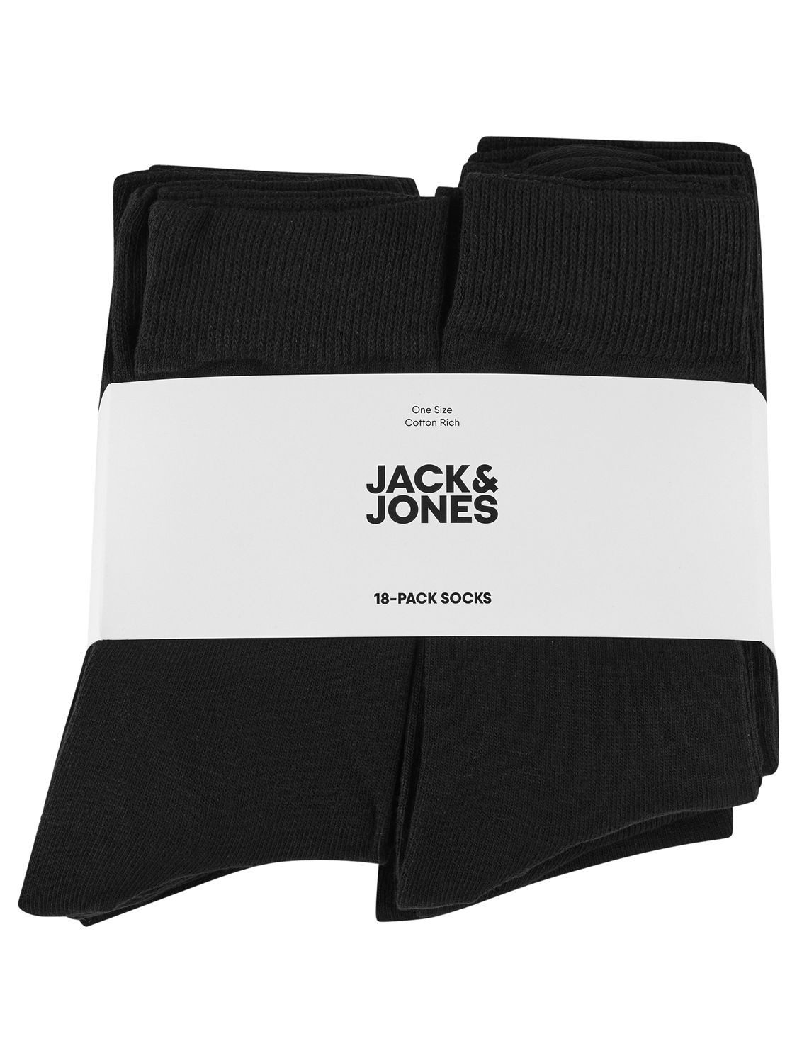 Jack & Jones Sportsocken Herren Freizeitsocken ACJENS SOCKS 18er Pack (18-Paar) aus Baumwollmix
