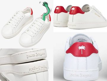 PALM ANGELS Palm Angels Kids Unisex Girls Boys Leather Tennis Sneakers Schuhe Shoe Sneaker