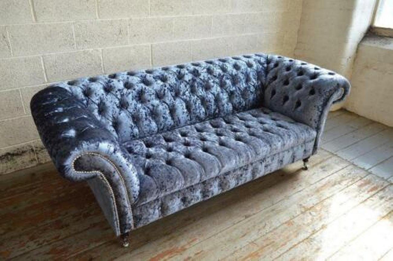 Chesterfield Design Sofa Textil, Klassische Europe Made Couch Sitzer 3 Polster JVmoebel 3-Sitzer in