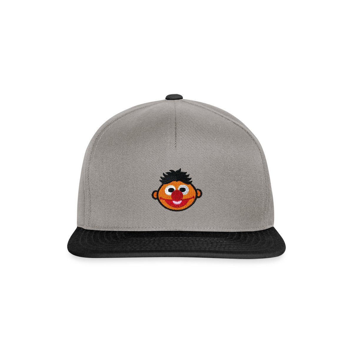 Spreadshirt Snapback Cap Sesamstraße Ernie Als Stickmotiv Snapback Cap (1-St)