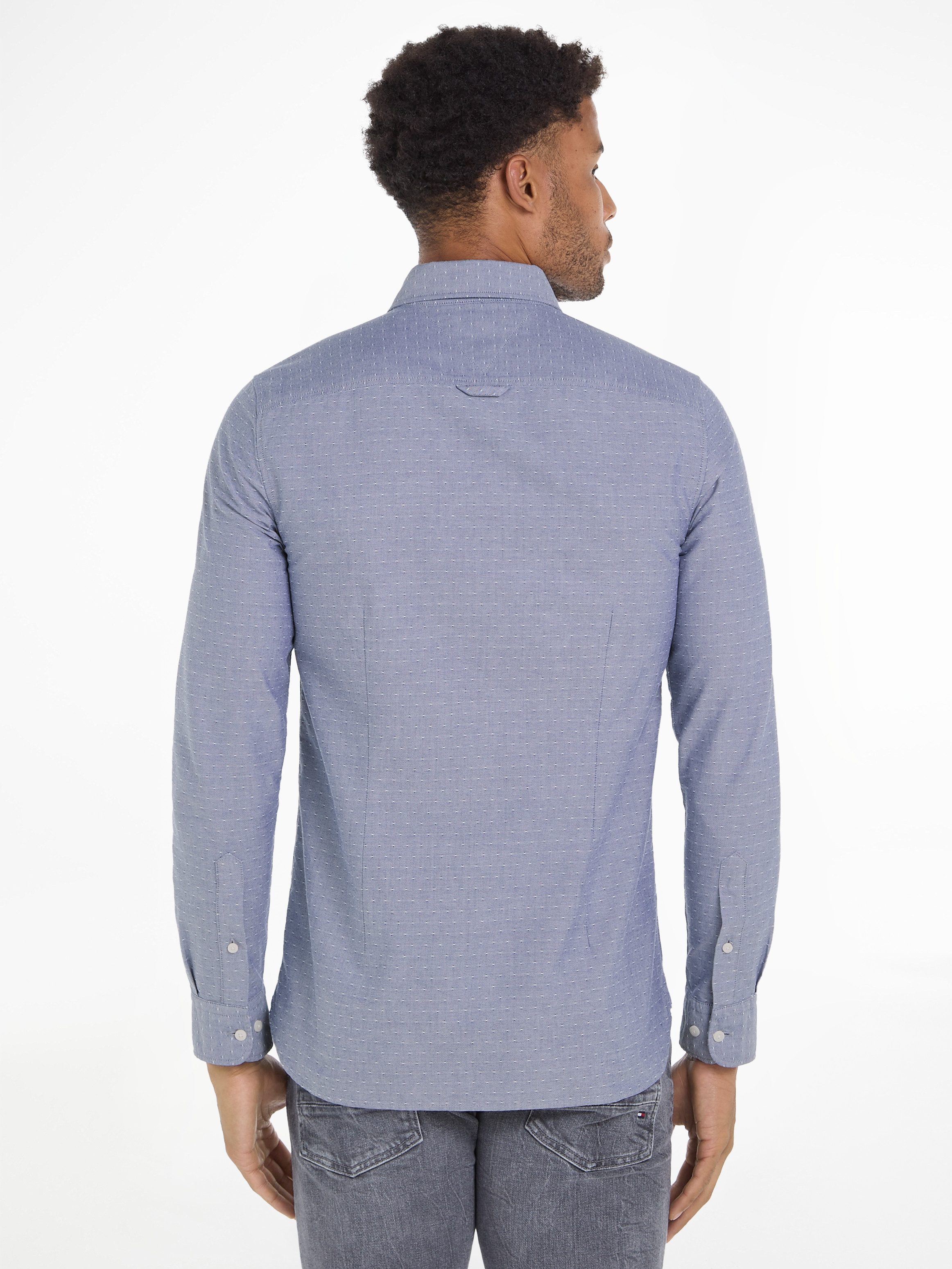 Tommy Hilfiger Langarmhemd OXFORD DOBBY SF günstig online kaufen