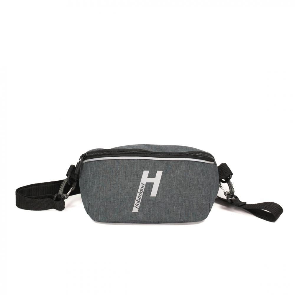 Haberland Fahrradtasche Haberland Lenkertasche Crossbody 4 nature anthrazit/reflex - clevere L