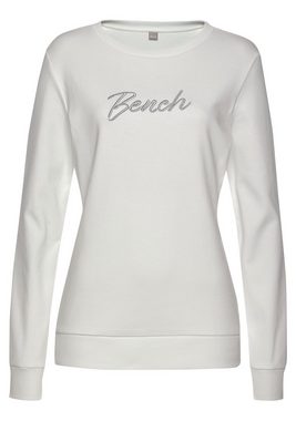 Bench. Loungewear Sweatshirt Loungeshirt mit Logostickerei, Loungewear, Loungeanzug