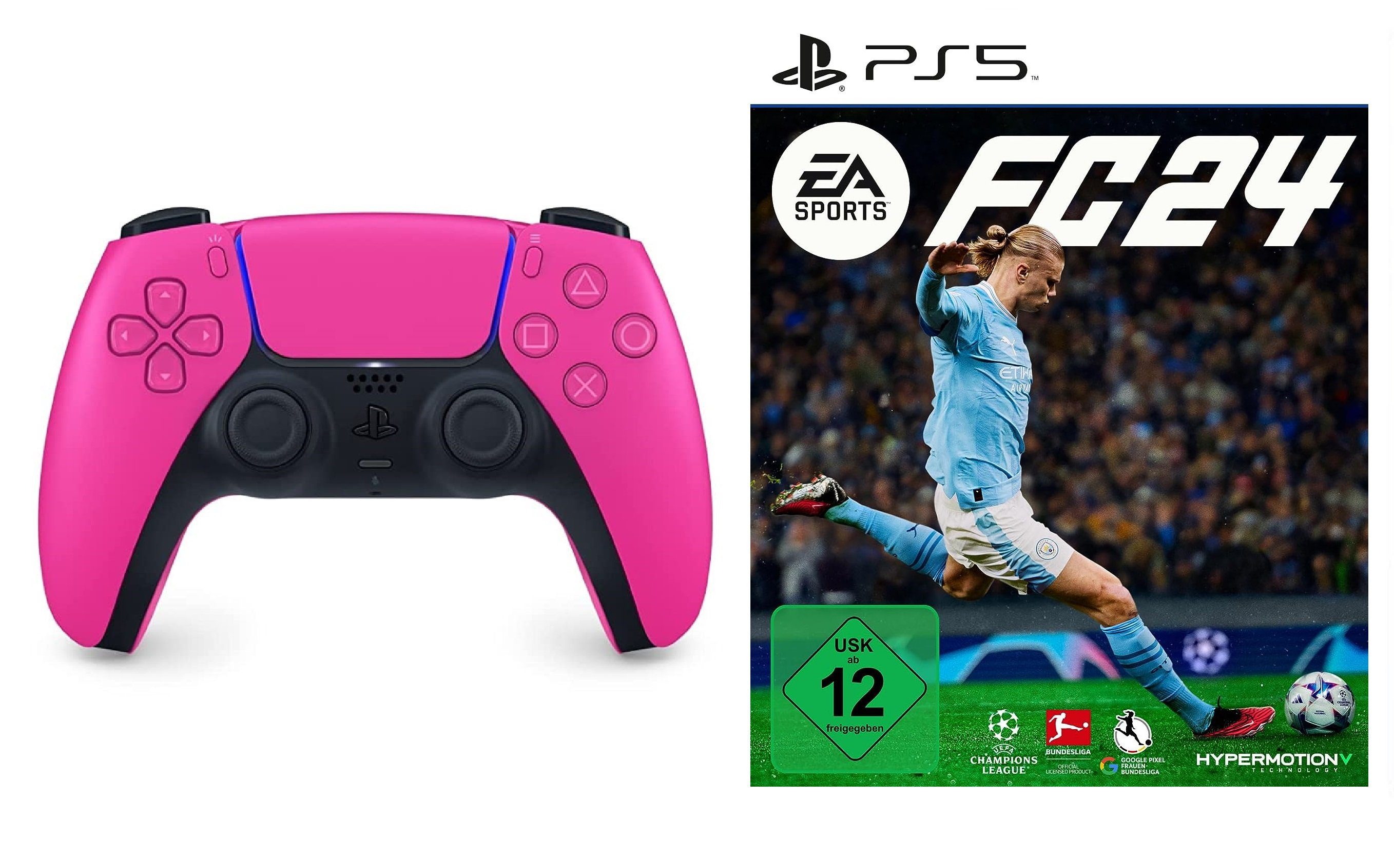 Playstation PS5 Контроллеры + FC 24 (FIFA 24) Bundle DualSense Wireless-Controller (Set)