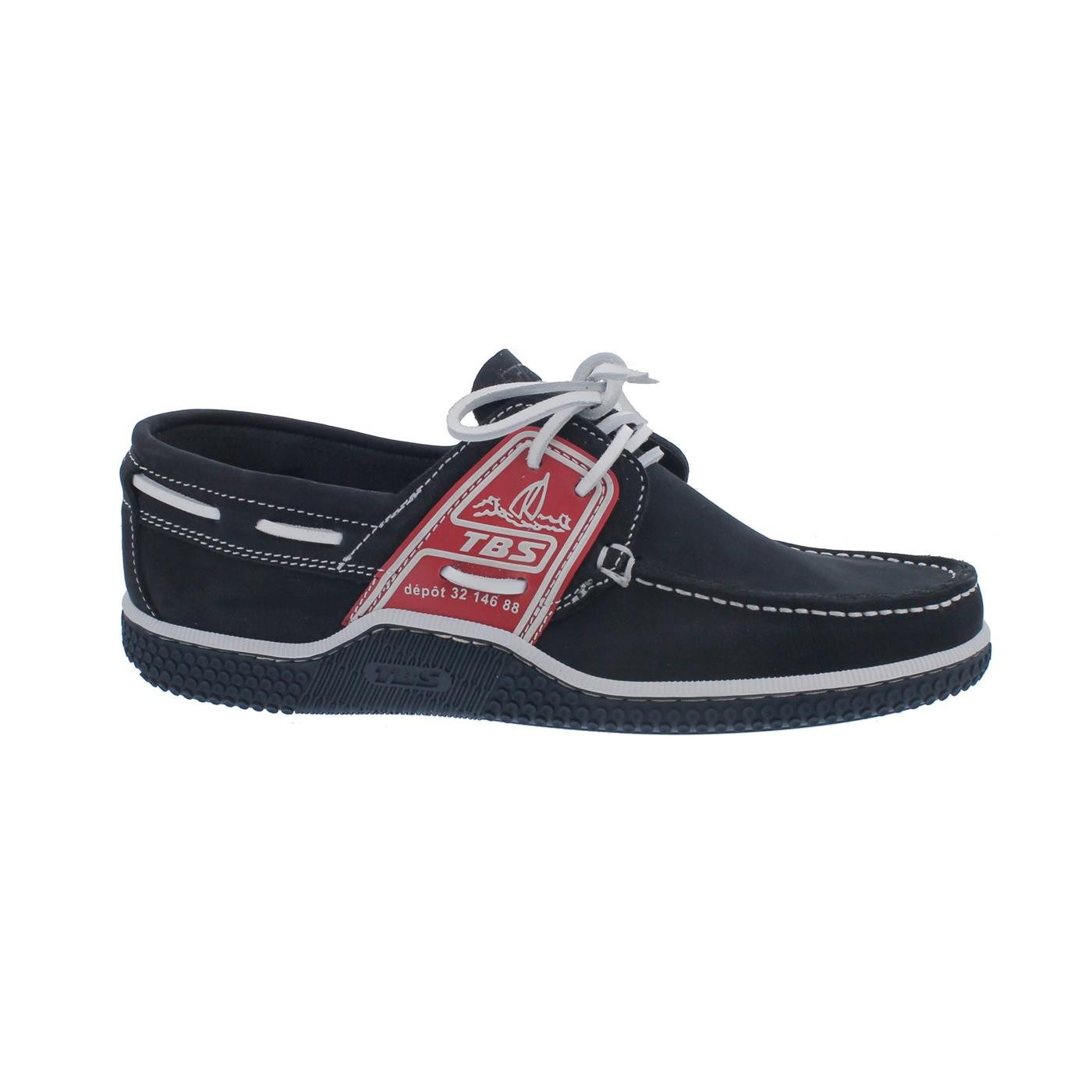 tbs TBS Globek, Navy + Grenadine, Nubukleder, D8R52 Bootsschuh